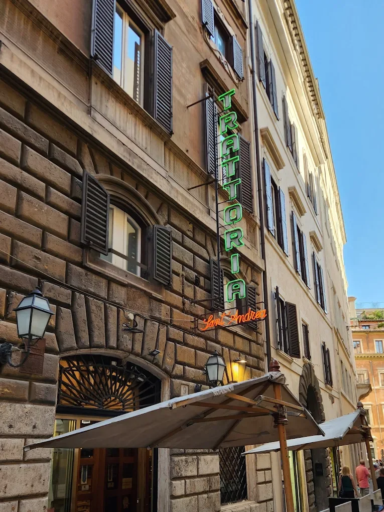 Ingresso del Ristorante Sant'Andrea